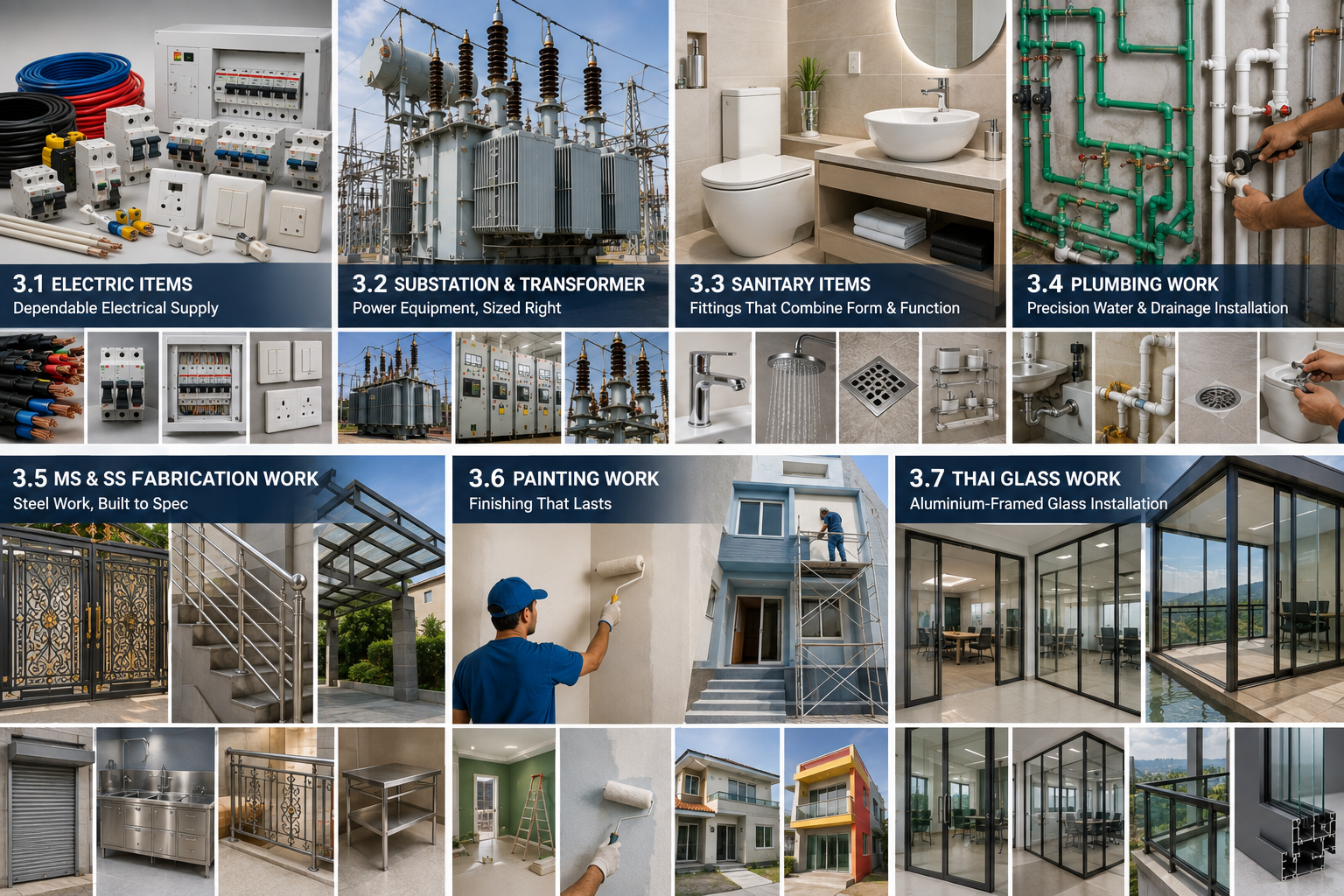 Nirman Super Trade International 7 Core Services